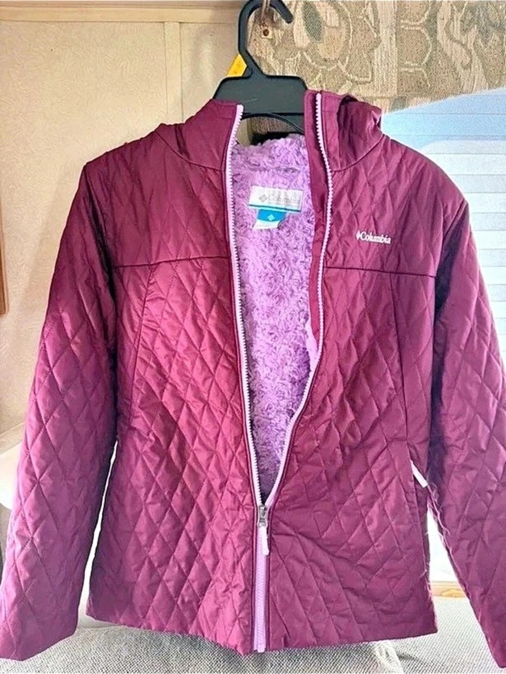 Columbia Youth Puffect II Jacket Girls Large Purple NWT Jacket